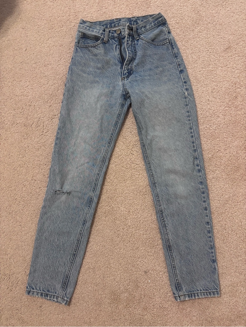 High-Rise Mom Light Blue Women's Jeans